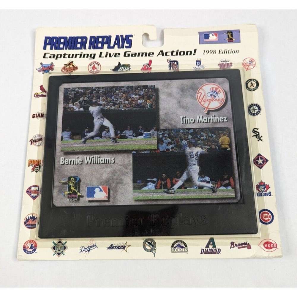 Premier Replays 1998 Bernie Williams Tino Martinez NY Yankees 071621DMT2 MLB VTG